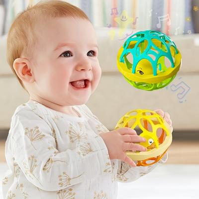 Trendy Discount Goods Sensory Baby Vibrating Hand Bell Toy, Grip Training, Soothing Tactile Stimulation green
