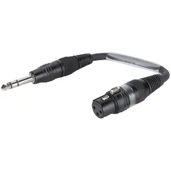 SOMMER CABLE Adapterkabel XLR(F)/Klinke stereo 0,15m