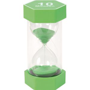 Eduplay Sanduhr Mega, 120610, 10 Minuten, grün, Höhe 16 cm