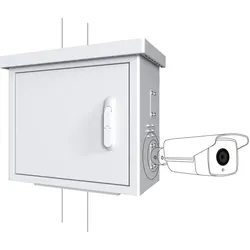 Lanview RACK FOR CCTV W=600mm D=300mm (19 Zoll Rack), Serverschrank, Weiss