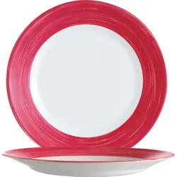 ARCOROC Brush Cherry Teller flach 25,4cm * 6er