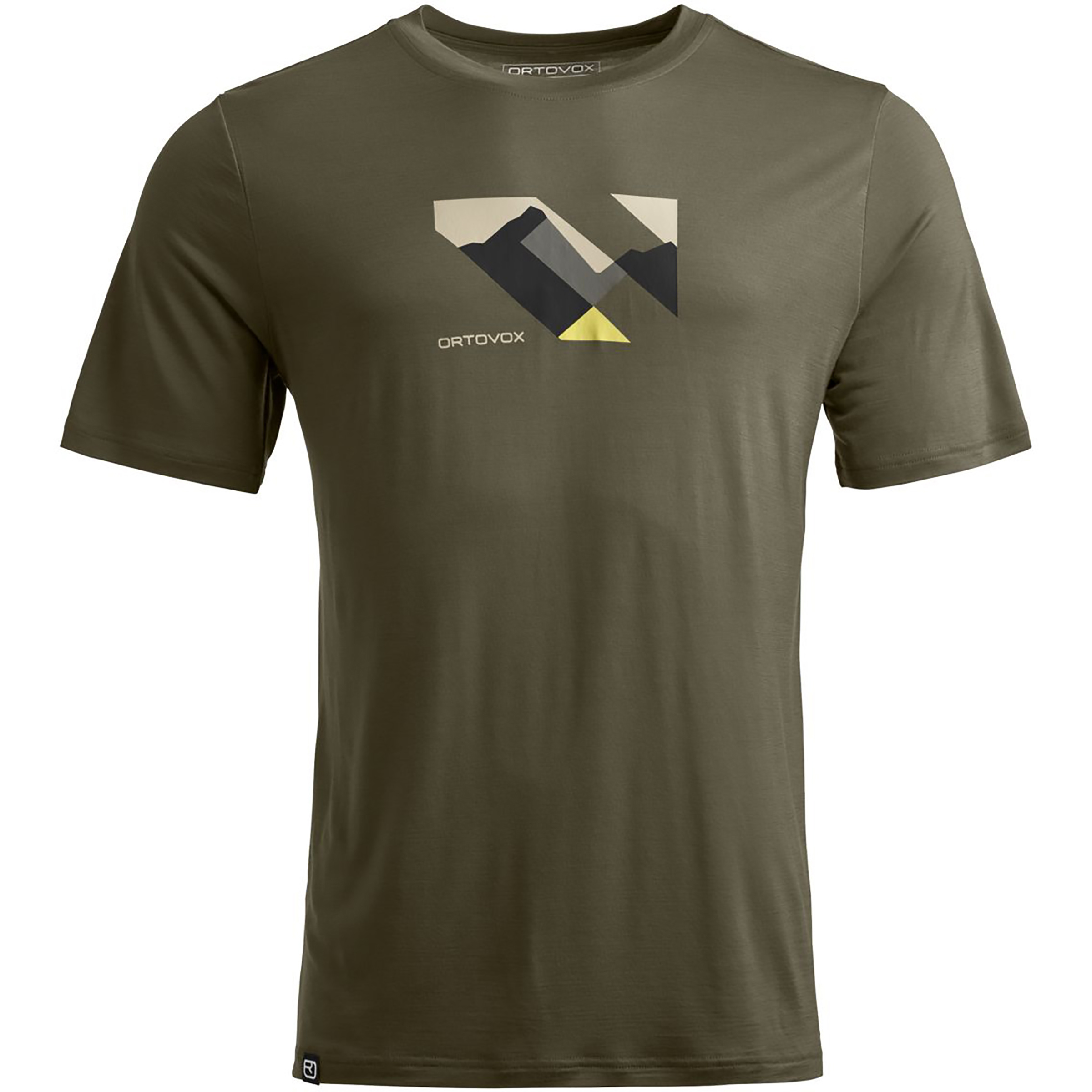 Ortovox 140 Cool Landscape Herren T-Shirts oliv Größe XL Trekking Atmungsaktiv Merinowolle