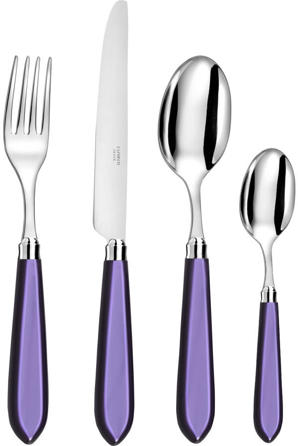 CAPDECO Owen 24 Piece Cutlery Set, Service for 6 Amethyst 24