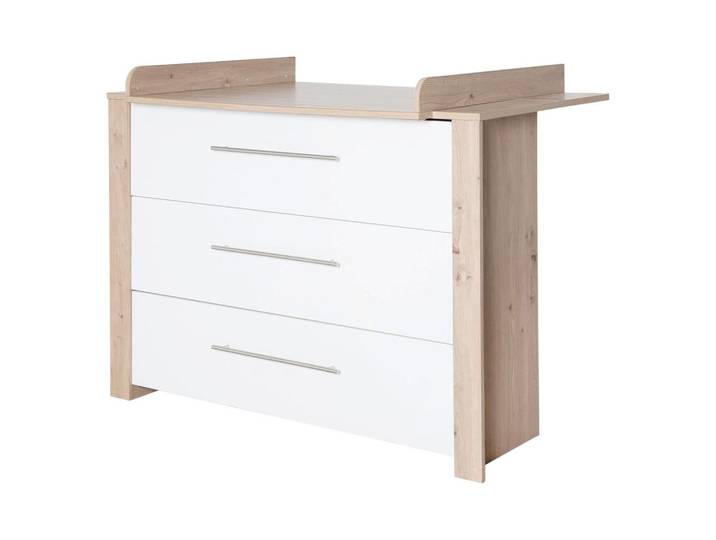 Roba Wickelkommode Malo, Weiß, 3 Schubladen, 112x98x75 cm, Babymöbel & Kindermöbel, Babyzimmer, Wickelkommoden & Zubehör, Wickelkommoden