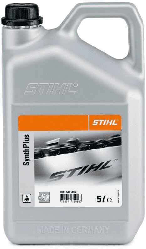 Huile adhésive pour chaîne de tronçonneuse SYNTHPLUS 5 L STIHL 0781-516-2002