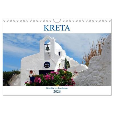 Kreta - Griechischer Inseltraum (Wandkalender 2026 DIN A4 quer), CALVENDO Monatskalender