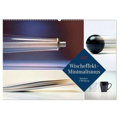 Wischeffekt-Minimalismus (Wandkalender 2027 DIN A2 quer), CALVENDO Monatskalender
