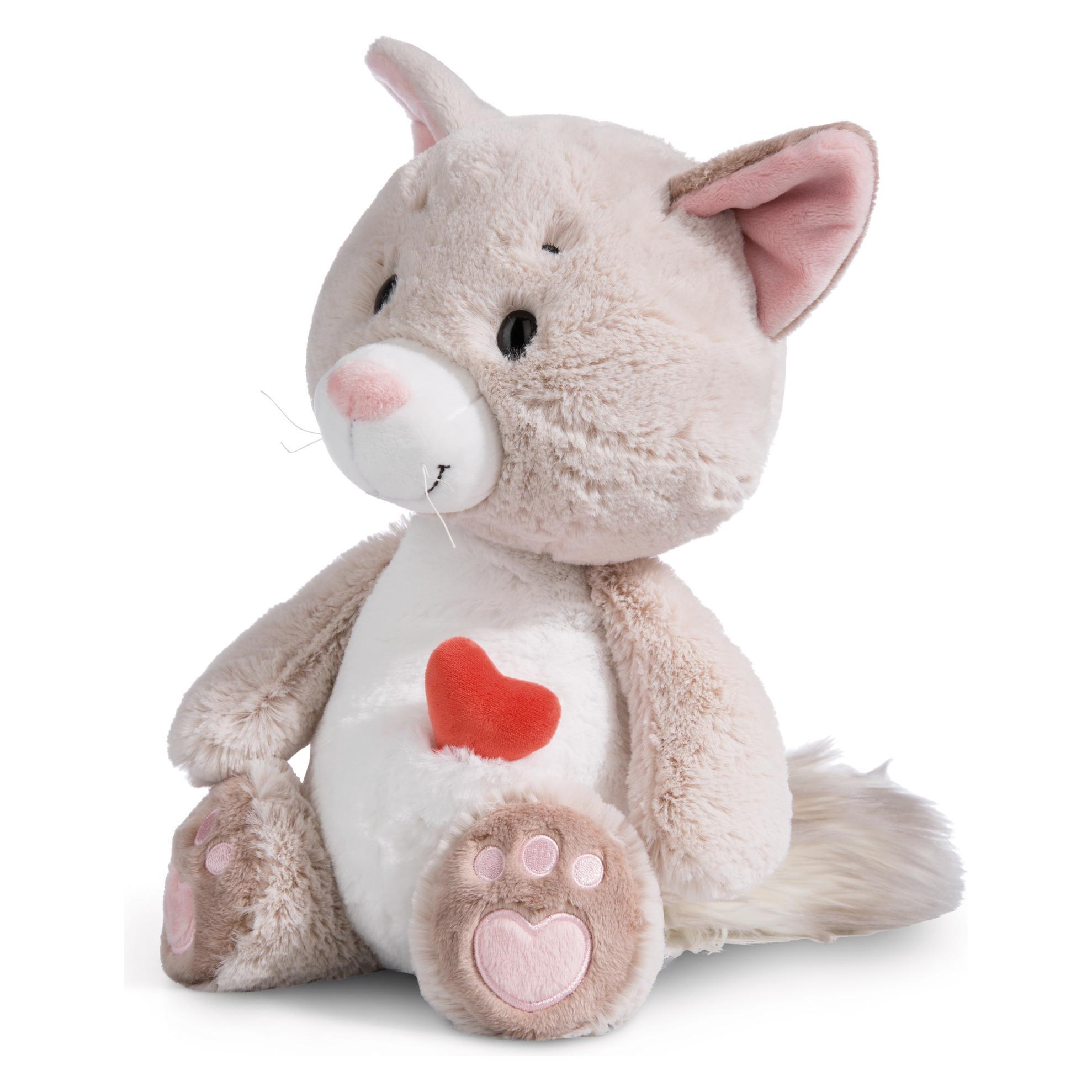 NICI Plüschfigur Love Katze 25cm grau (25 cm) (49407)