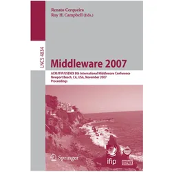 Middleware 2007, Fachbücher von Renato Cerqueira, Roy H. Campbell
