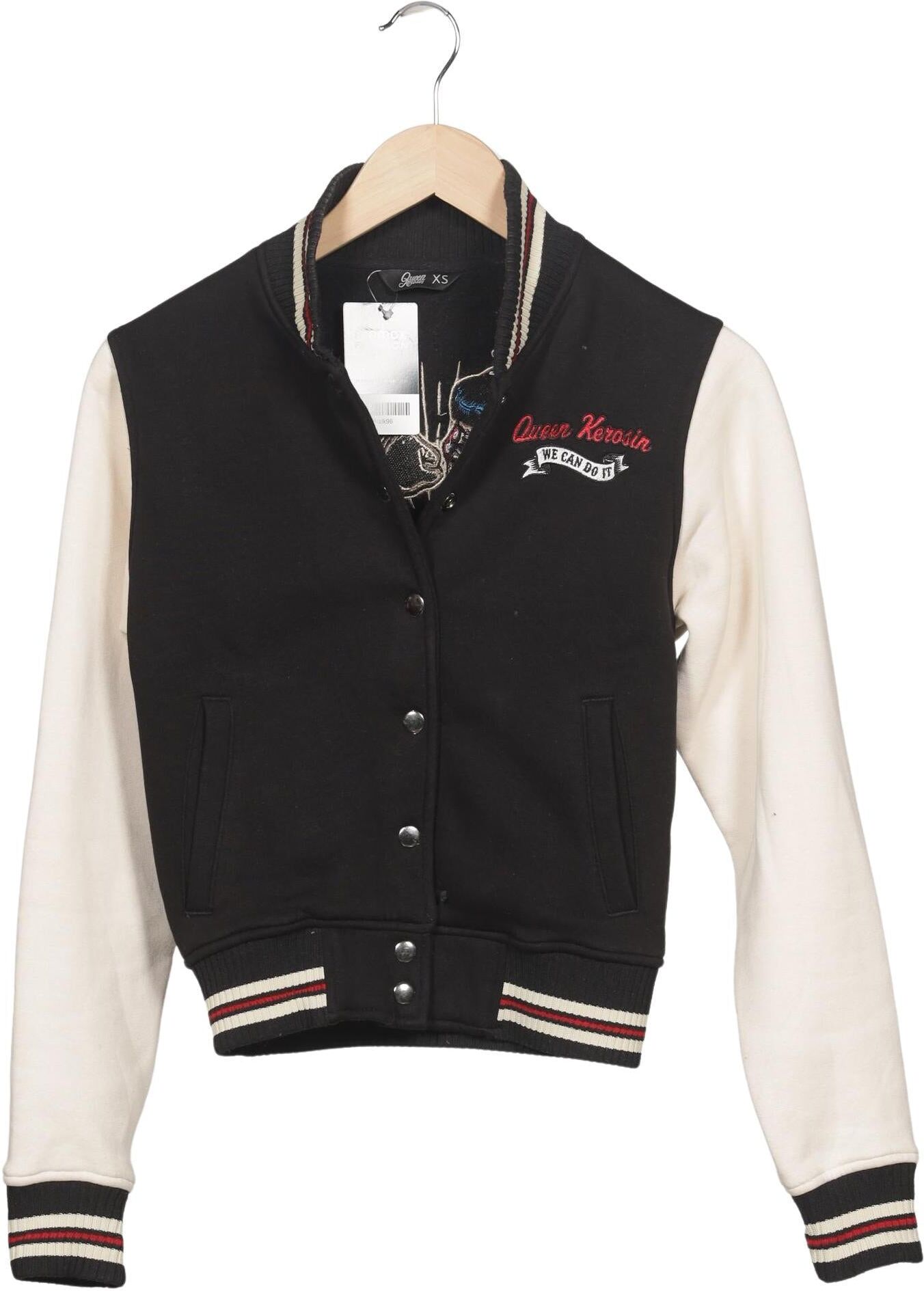 Queen Kerosin Damen Jacke, Mehrfarbig, Gr. XS, Baumwolle / Synthetik - Second Hand