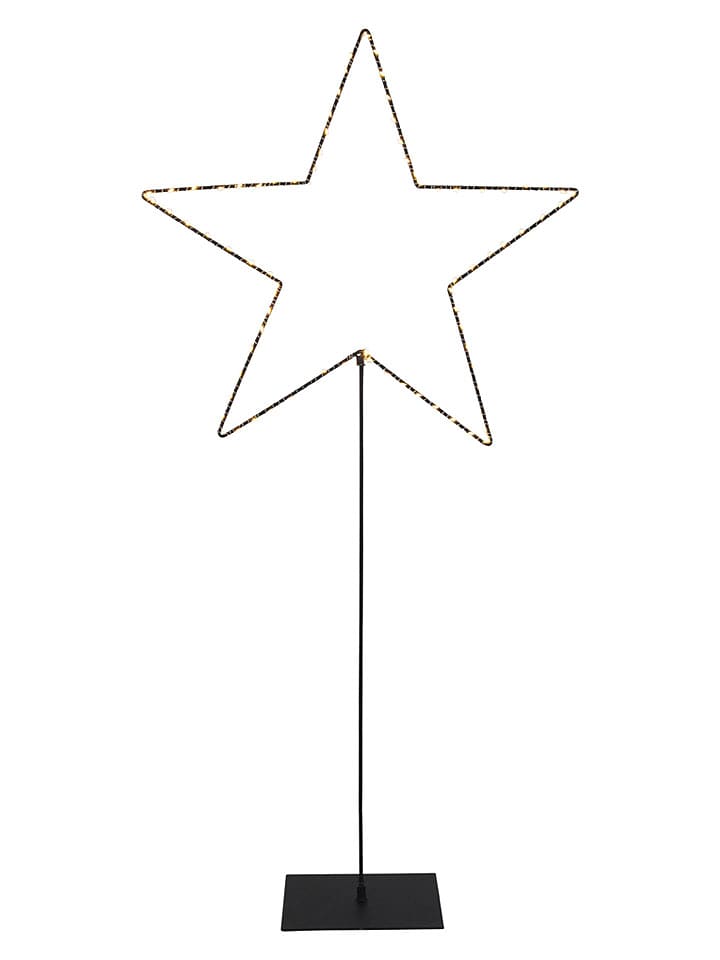 STAR Trading LED-Standstern "Mira" in Schwarz - (B)50 x (H)100 cm - onesize