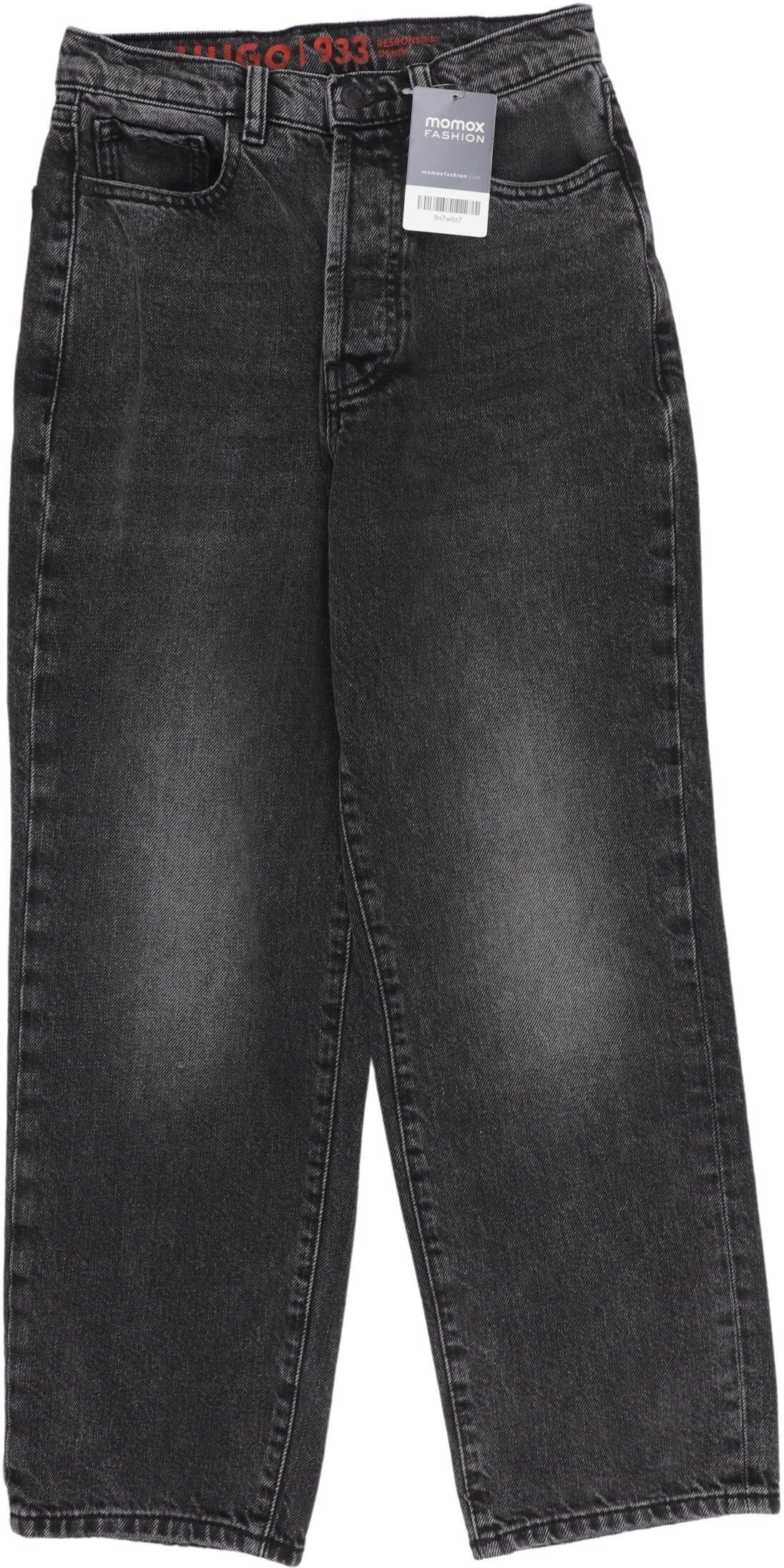 Hugo by Hugo Boss Damen Jeans, Grau, Gr. W26, Synthetik / Baumwolle - Second Hand
