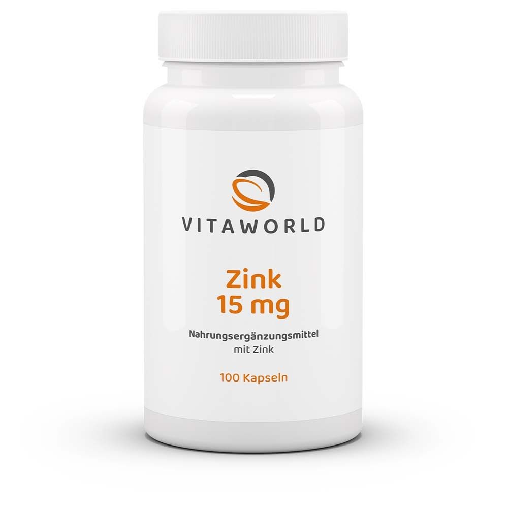 Zink 15 mg Zinkgluconat Kapseln 100 St