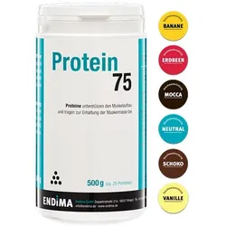 PROTEIN 75 Erdbeer Pulver 500 g