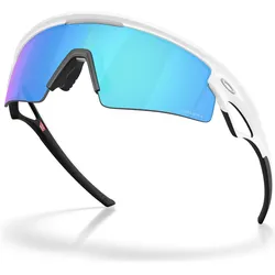 Oakley, Unisex, Sportbrille, Sphaera Strike (matt white, Prizm Sapphire), Weiss