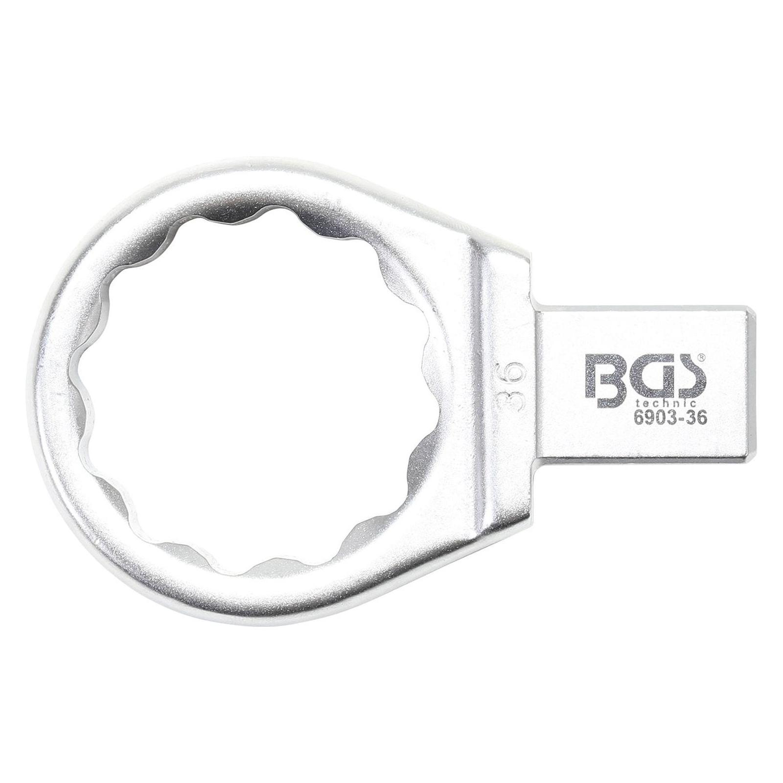 BGS Einsteck-Ringschlüssel 36 mm Aufnahme 14 x 18 mm (36 mm) (6903-36)