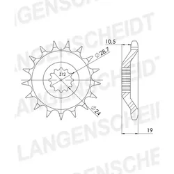 Supersprox Ritzel 530 17Z