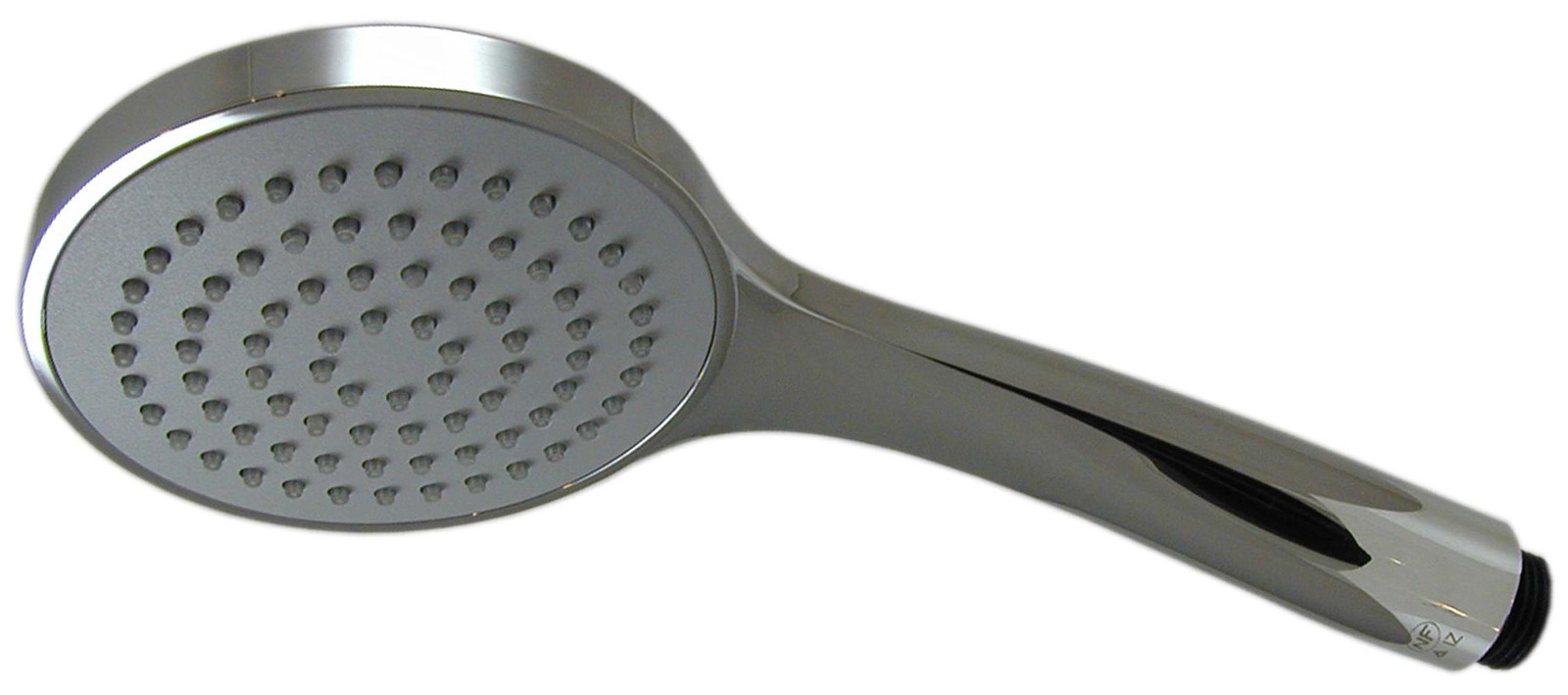 Waterbesparende handdouche met 1 straal in chroom en grijs voor de badkamer