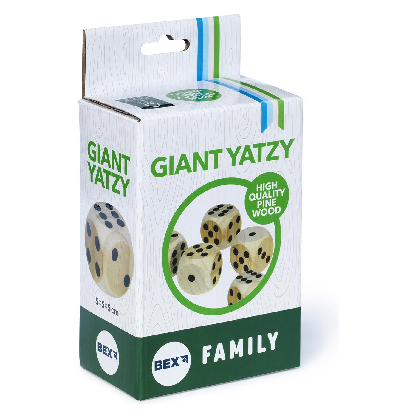 Tactic Outdoorspiel Giant Yatzy Familie Holz (541-530)