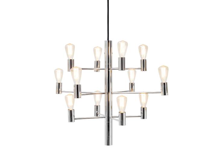 Herstal Manola 12 Kronleuchter Chrom