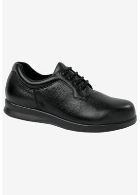 Women's Drew Zip Ii Flats by Drew in Black Tumbled Nappa (Size 6 N)