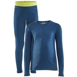 CRAFT Unterwäsche Set CORE WARM BASELAYER SET J, Größe 146 in Blau Blau