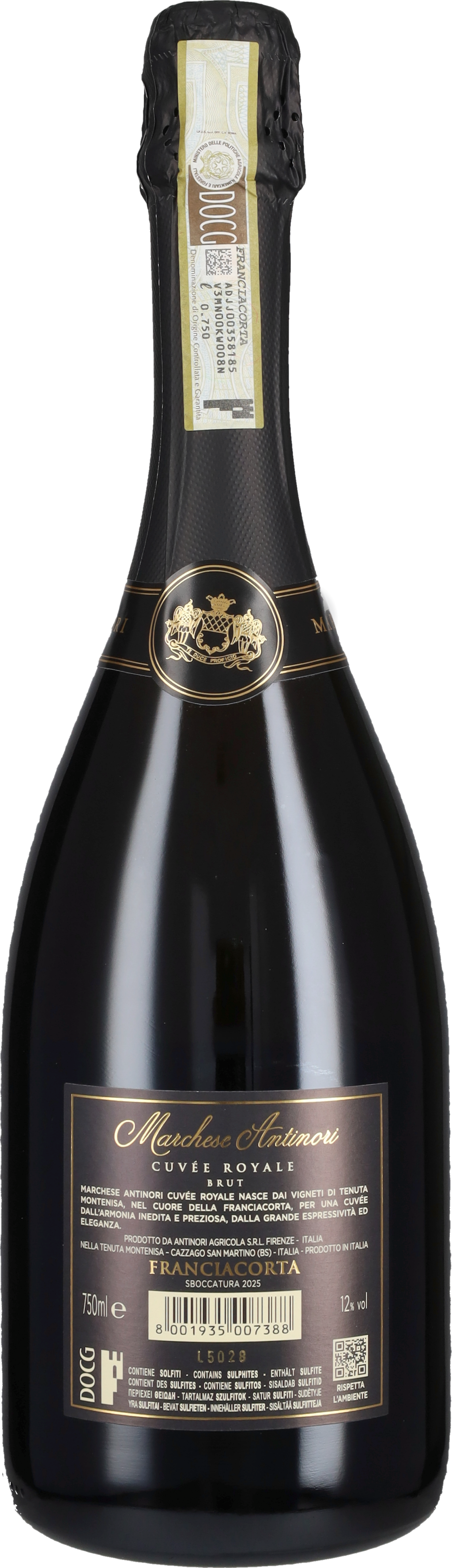 Franciacorta Brut 'Cuvée Royale' Tenuta Montenisa - Antinori
