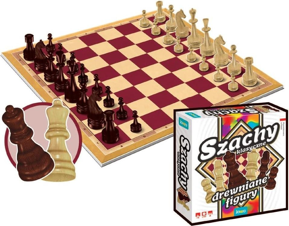 Jawa PL Hra Houten schaakspel 00598