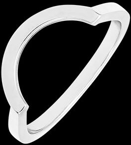 Edenly Contour-Ring â€“ 18 Karat WeiÃŸgold