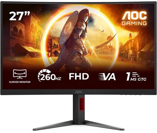 Monitor Gaming Curvo AOC C27G4Z2   27''   260Hz   FHD
