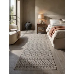 Läufer Polypropylen Beige 80x150 cm - STURA   Kadima Design