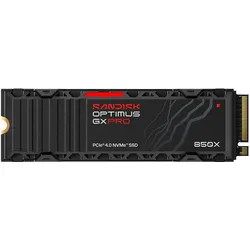 Sandisk Optimus GX PRO 850X Heatsink (2000 GB, M.2 2280), SSD