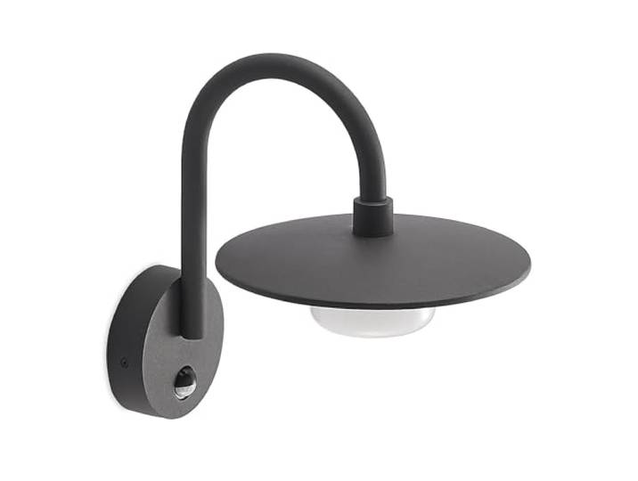 Lucande Applique extérieure Zamalino à intensité variable (Moderne) en Noir Aluminium (1 lampe\,à GX53)\, pour mur extérieur/façade de maison terrasse und balcon