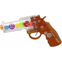 Farbige Waffe leuchtet brauner Ton