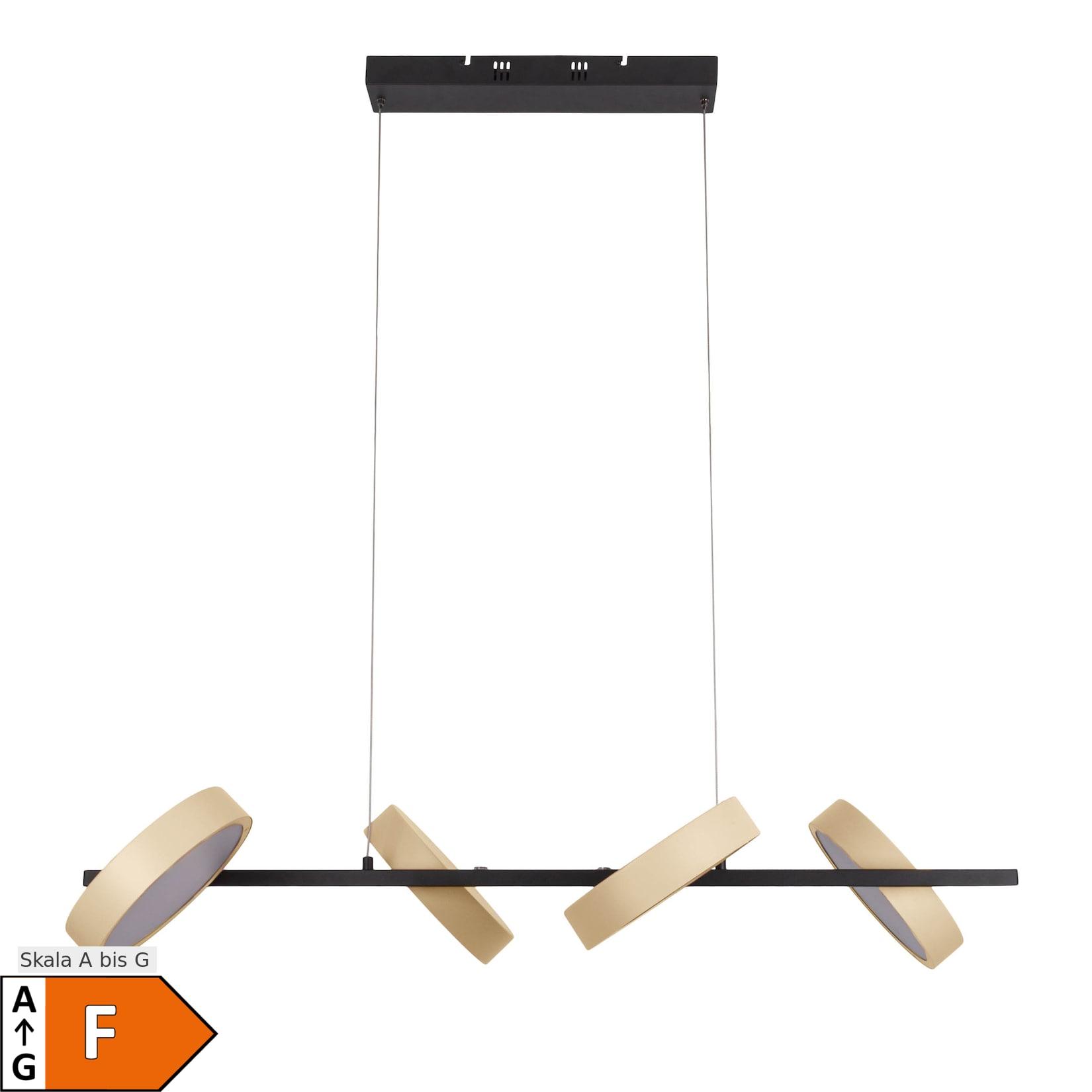 Näve LED / CCT Pendelleuchte "TESSA" L: 110cm almond
