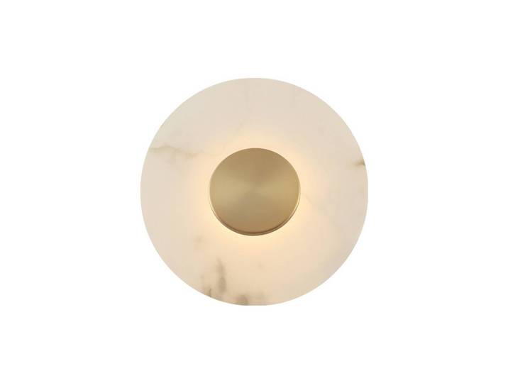 Viokef Wandlampe Allison, messing / gold, für Wohn- / Esszimmer, Metall, Wandleuchte, Wandlampe Innen