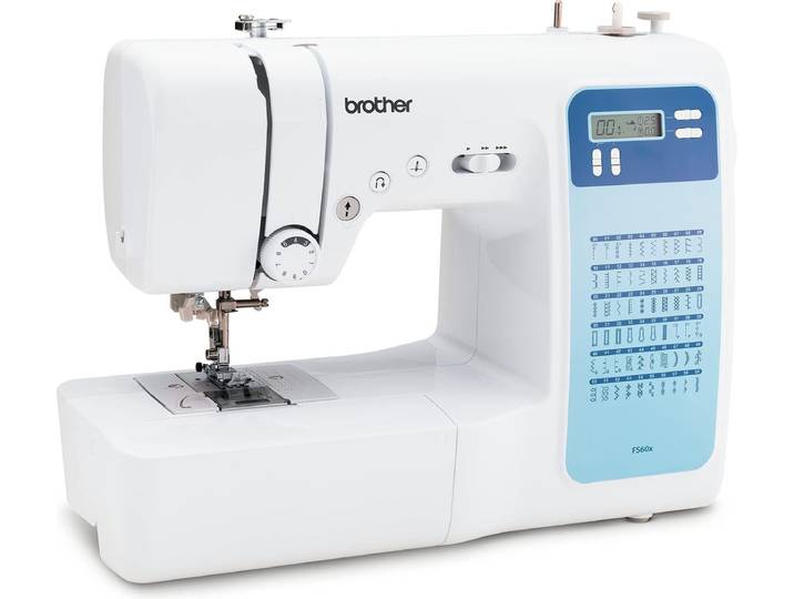 Brother FS60X Naaimachine – 60 steken – Computergestuurd – LCD display – Start/stop – Snelheidsregelaar – Vrije arm
