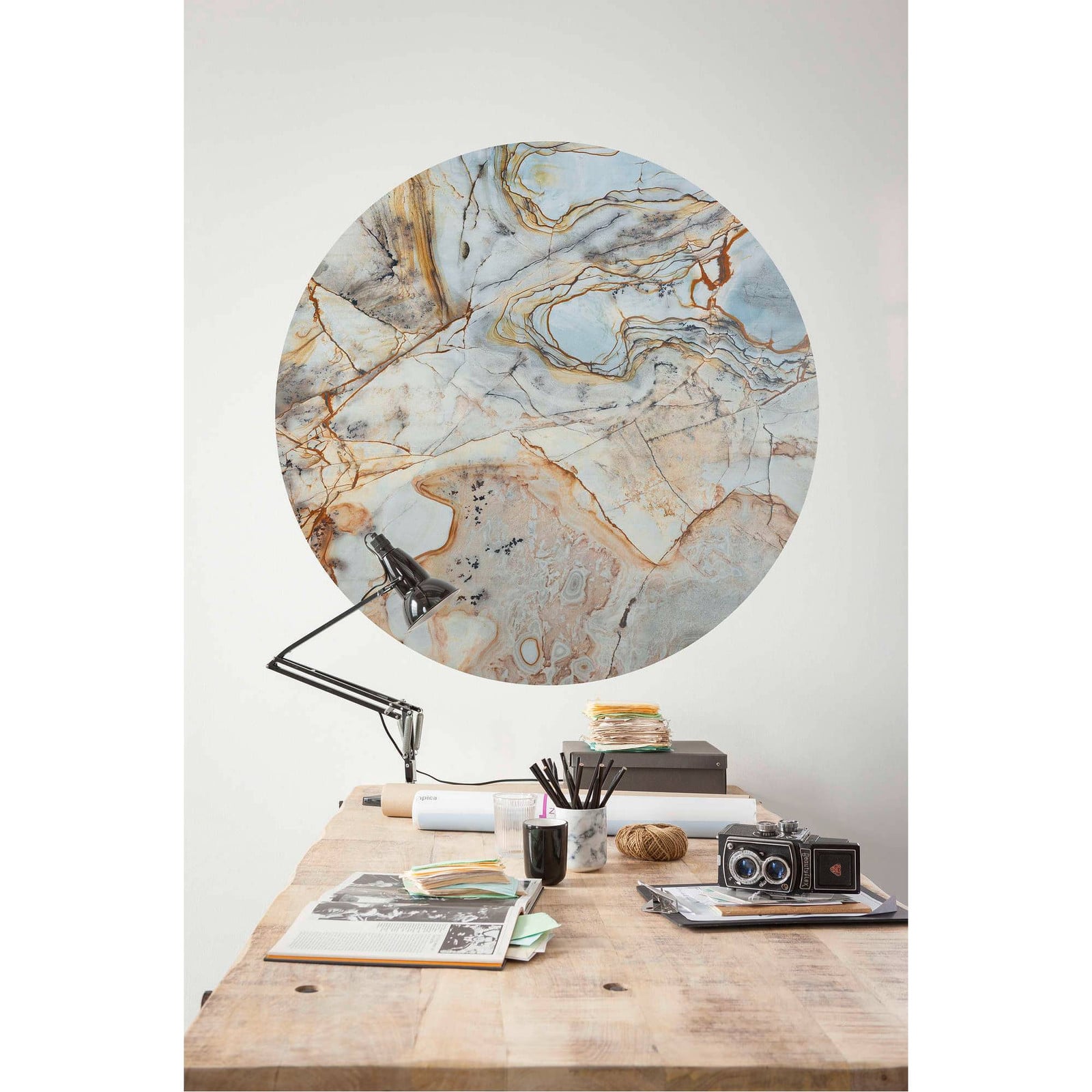 home24 Fotobehang Marble Sphere Mural