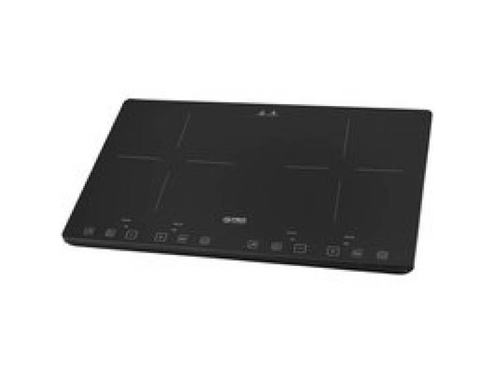 Plaque De Cuisson À Induction Double 3400 W Design Fin Réglage De La Température Sur 10 Niveaux Minuterie Sécurité Enfant Contrôle