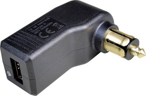 ProCar Gewinkelter USB Normstecker Belastbarkeit Strom max.=3A 12 V, 24V