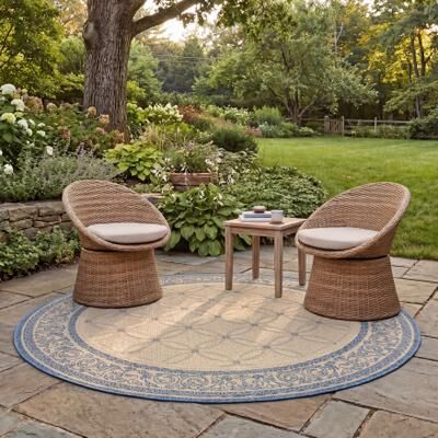 SAFAVIEH Courtyard Laurene Waterproof Patio Backyard Rug