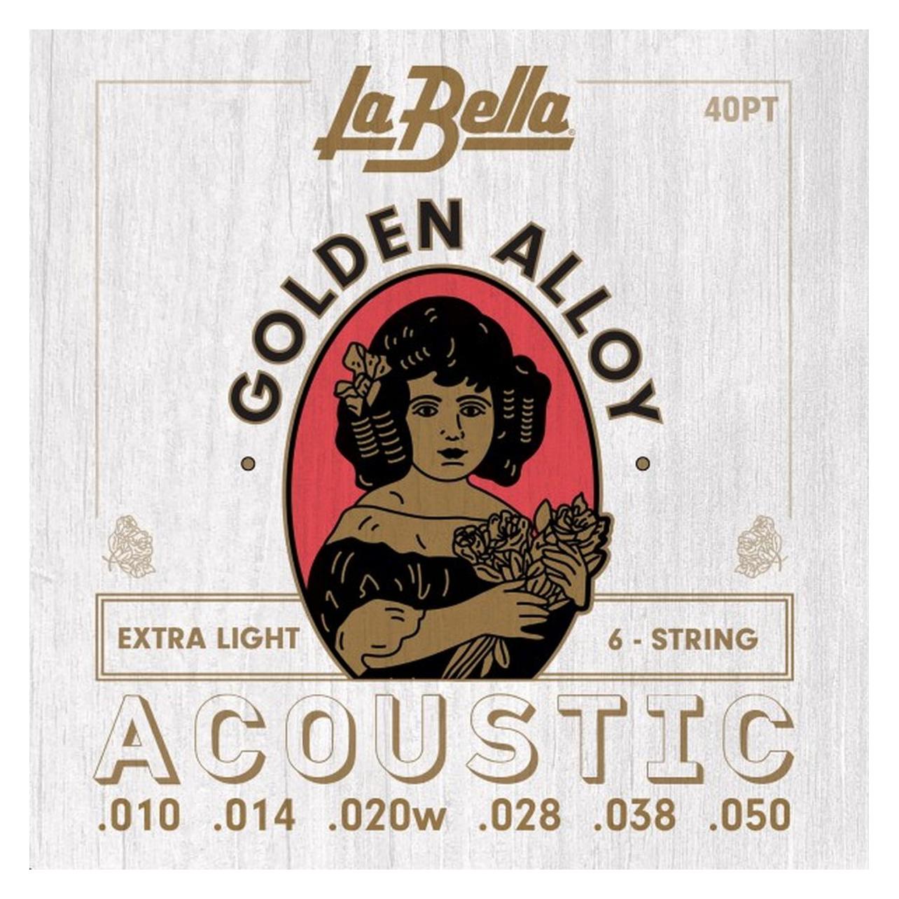 La Bella 40PT Golden Alloy 010/050 (6x, Gitarre, 0.05") (46534487)
