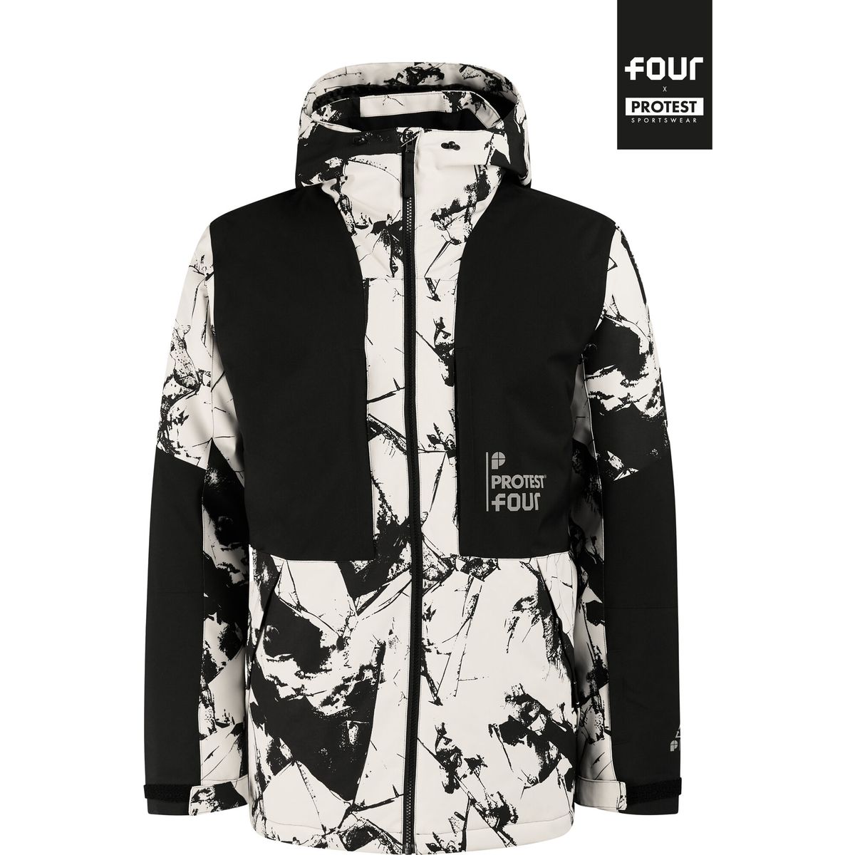 Protest Prtxffaded Snowjacket kitoffwhite (106) XL 65762018-106-XL