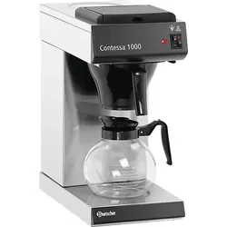 BARTSCHER A190056 Contessa 1000 Kaffeemaschine Silber/Schwarz