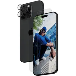 PanzerGlass® 2-in-1 Schutzset für iPhone 16 Pro Max
