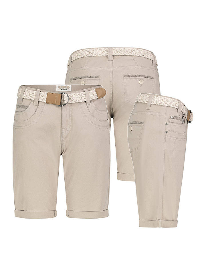 Sublevel Bermudas in Beige - S