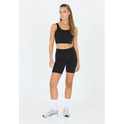 Lauftights ENDURANCE "Talori", Damen, Gr. 38, EURO-Größen, schwarz, 77% Polyamid, 23% Elasthan, unifarben, Hosen, mit diskreten Seitentaschen