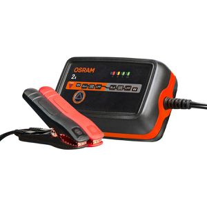 OSRAM Autobatterie-Ladegerät BATTERYcharge 1002, 6 V / 12 V, 2 A, automatisches Laden, mit Erhaltungsladung