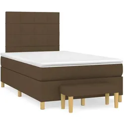 vidaXL, Boxspringbett, Inlunville (Block mit Quadraten) (120 x 190 cm)
