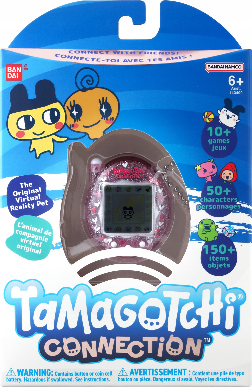 Bandai Tamagotchi Connection Roze Glitter